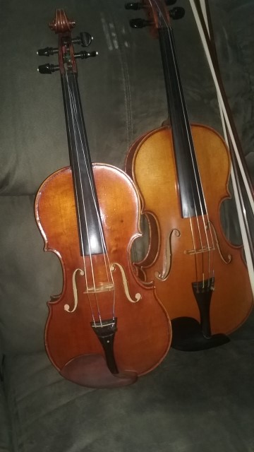 violin and viola