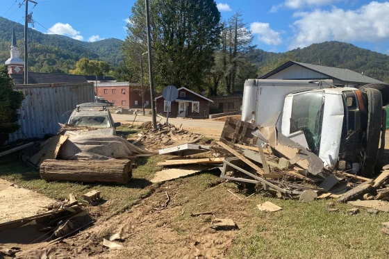 Heavy Flooding Tore Apart Structures And Tossed Cars In Swaananoa